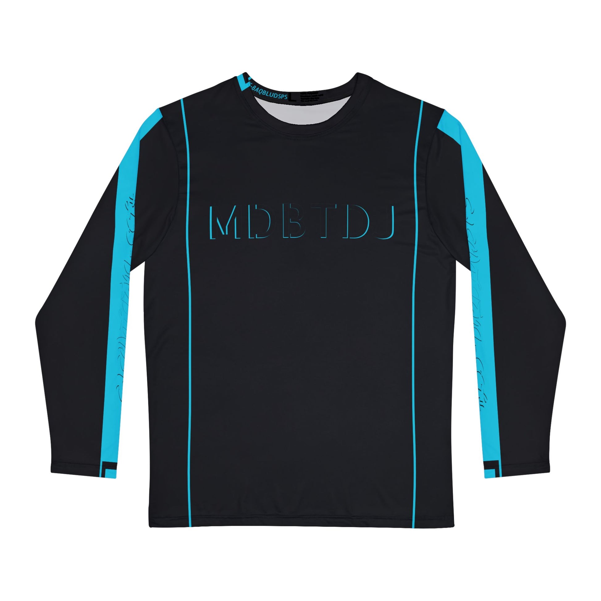 MDBTDJ#LSS-BAQBLUDSPS Premium Men's Long Sleeve Shirt, Long Sleeve Shirt, Clothing Tops, Tattooed Djs Shop