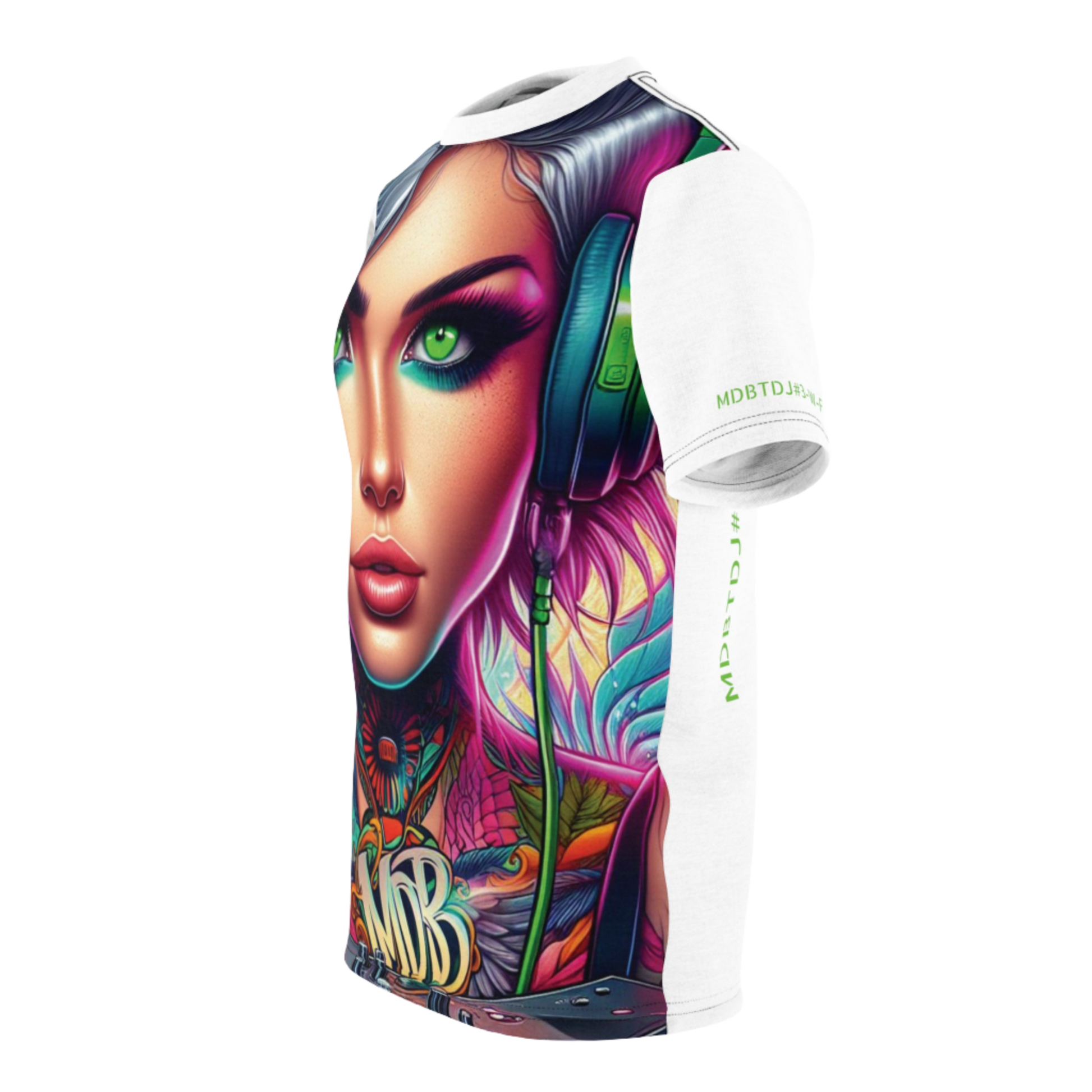 MDBTDJ#3-W-F Premium Tee Shirt - Tattooed Dj's Limited Edition - Unisex, T-Shirt, Clothing Tops, Tattooed Djs Shop