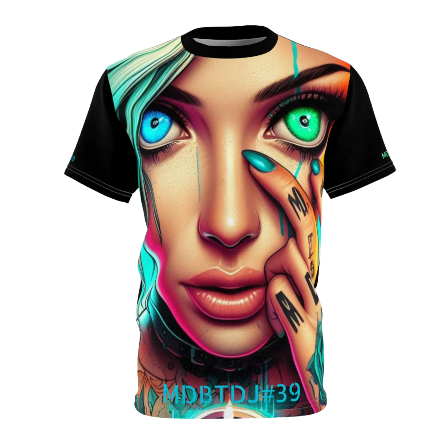 MDBTDJ#39 Premium Art Tee Shirt - Tattooed Dj's Limited Edition - Unisex, T-Shirt, Activewear Tops, Tattooed Djs Shop