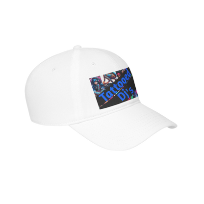 MDBTDJ#FPLCC White- Low Profile Baseball Cap Tattooed Dj's Limited Edition