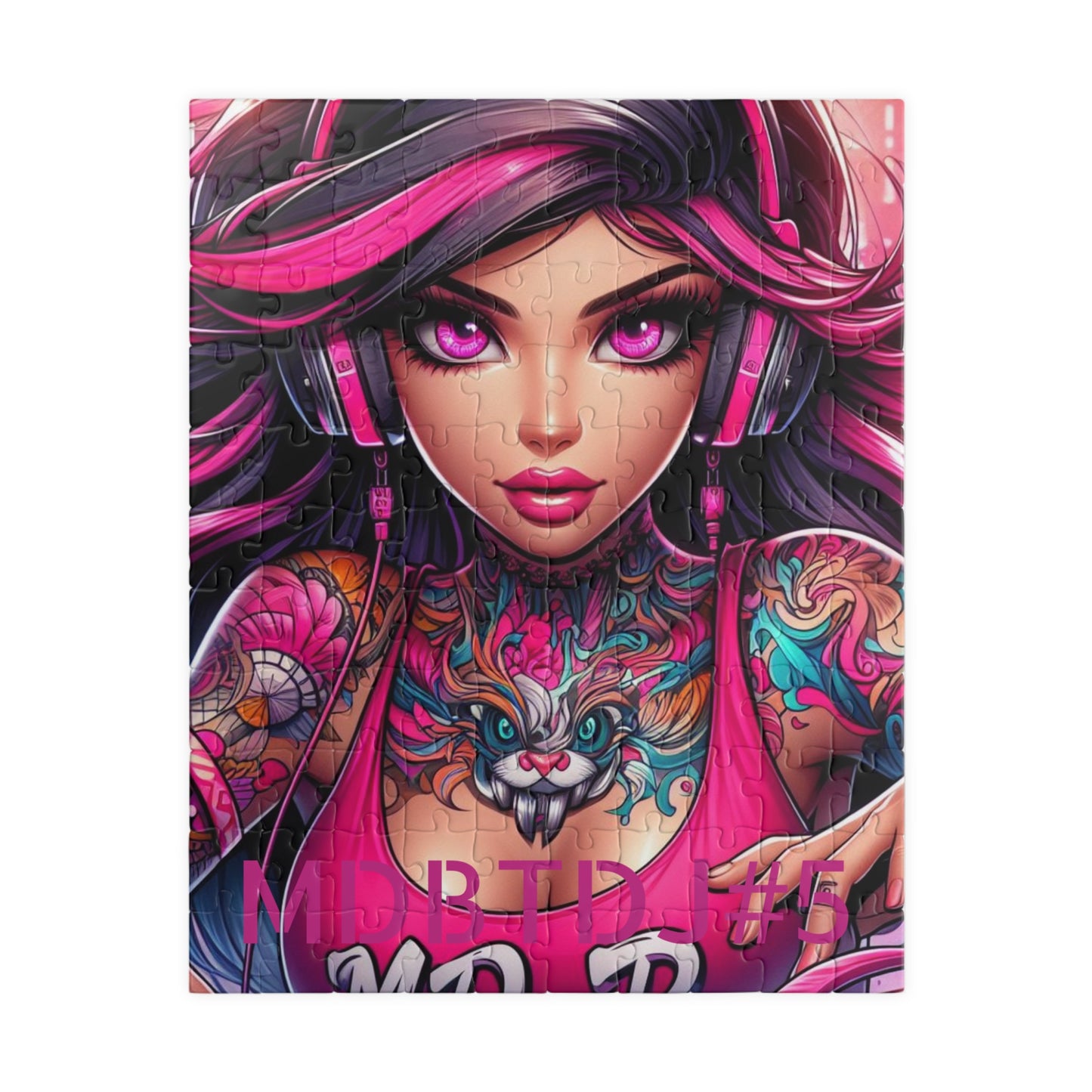 MDBTDJ#6 Puzzle (110, 252, 520, 1014-piece) Tattooed Dj's Limited Edition, Puzzle, Puzzles, Tattooed Djs Shop