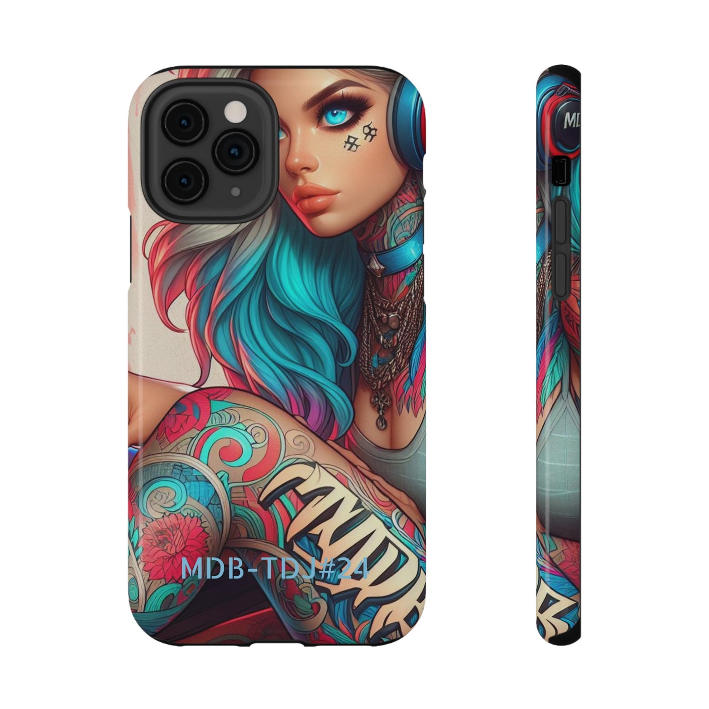 MDBTDJ#24 Impact-Resistant Phone Cases Fits most Tattooed DJ's Limited Edition, Phone Case, Tattooed Djs Shop