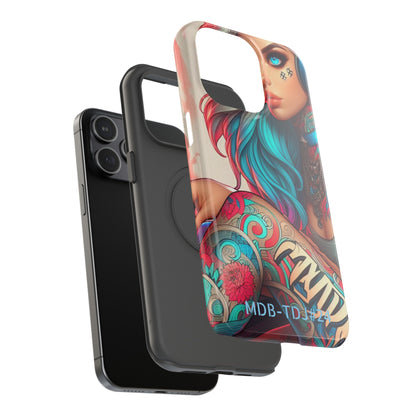 MDBTDJ#24 Impact-Resistant Phone Cases Fits most Tattooed DJ's Limited Edition, Phone Case, Tattooed Djs Shop