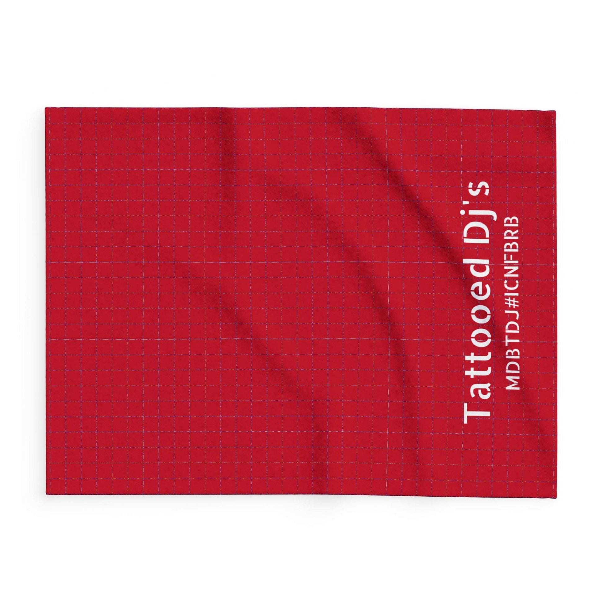 MDBTDJ#ICNFBRB Fleece Blanket Tattooed Dj's Limited Edition, Home Decor, Tattooed Djs Shop