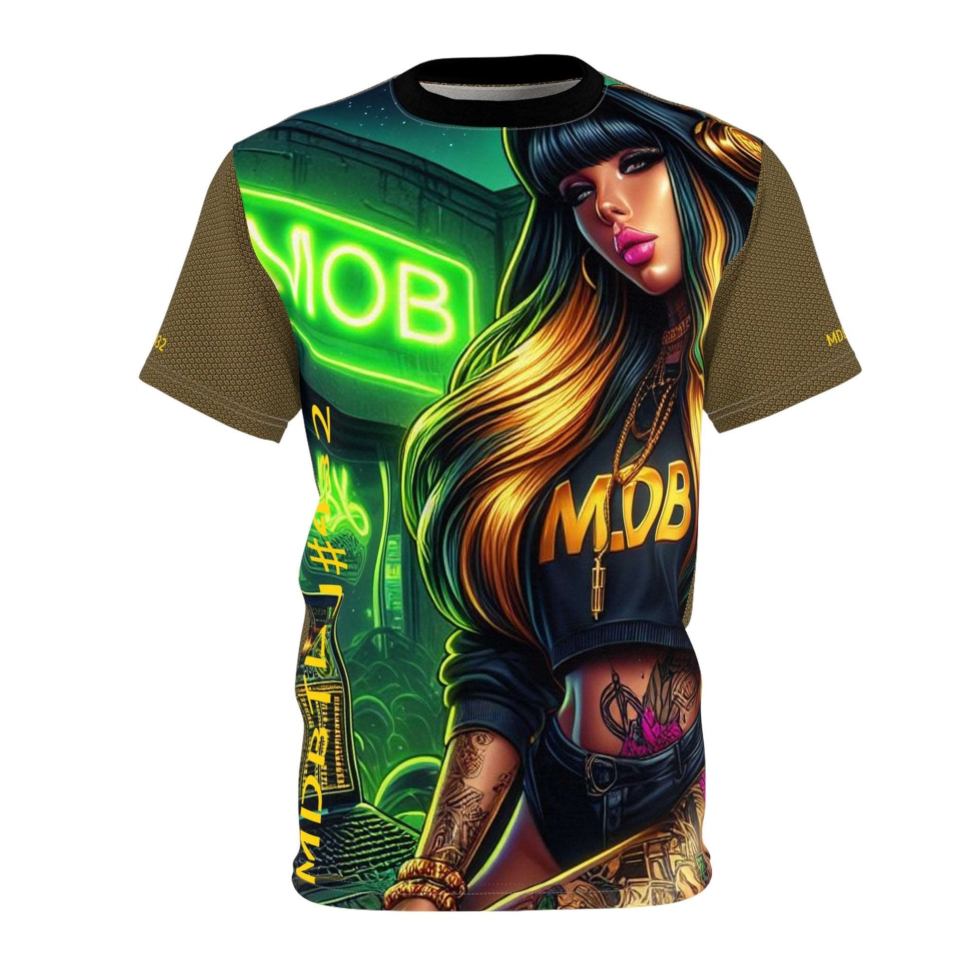 MDBTDJ#432 Unisex Cut & Sew Tee Tattooed Dj's Limited Edition, All Over Prints, Tattooed Djs Shop