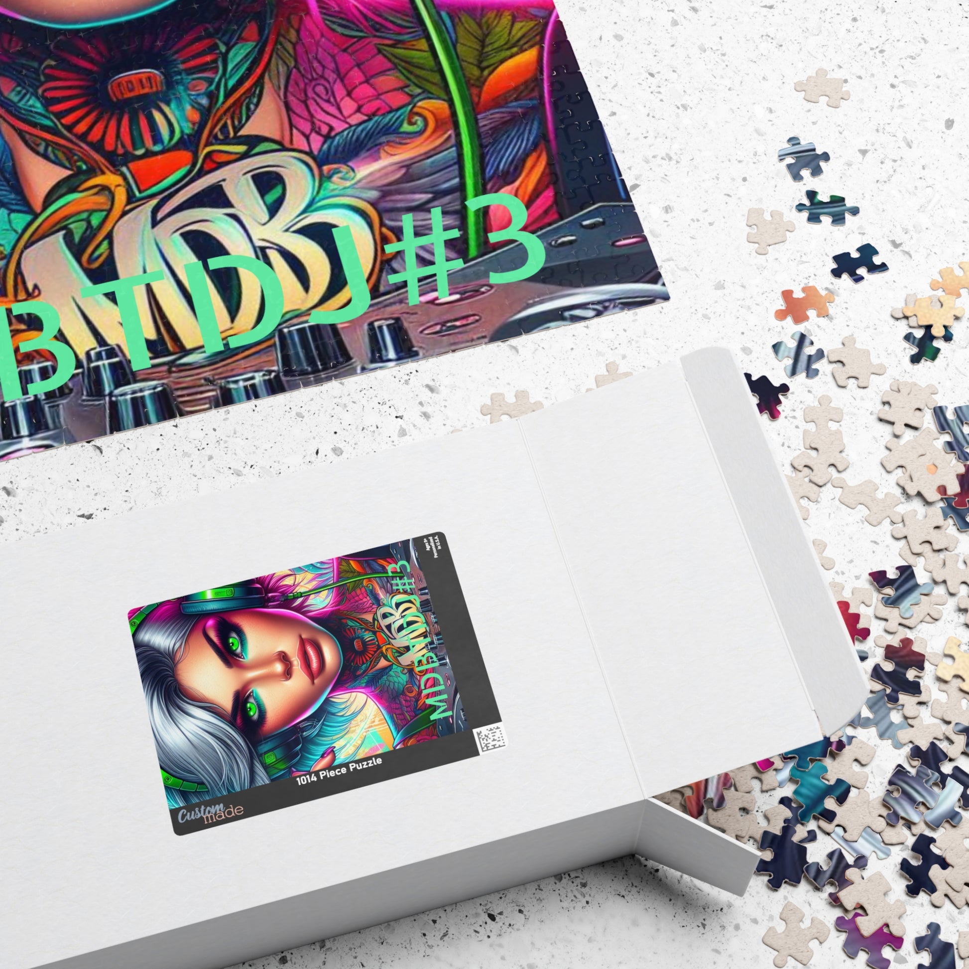 MDBTDJ#3 Puzzle (110, 252, 520, 1014-piece) Tattooed Dj's Limited Edition, Puzzle, Apparel & Accessories, Tattooed Djs Shop