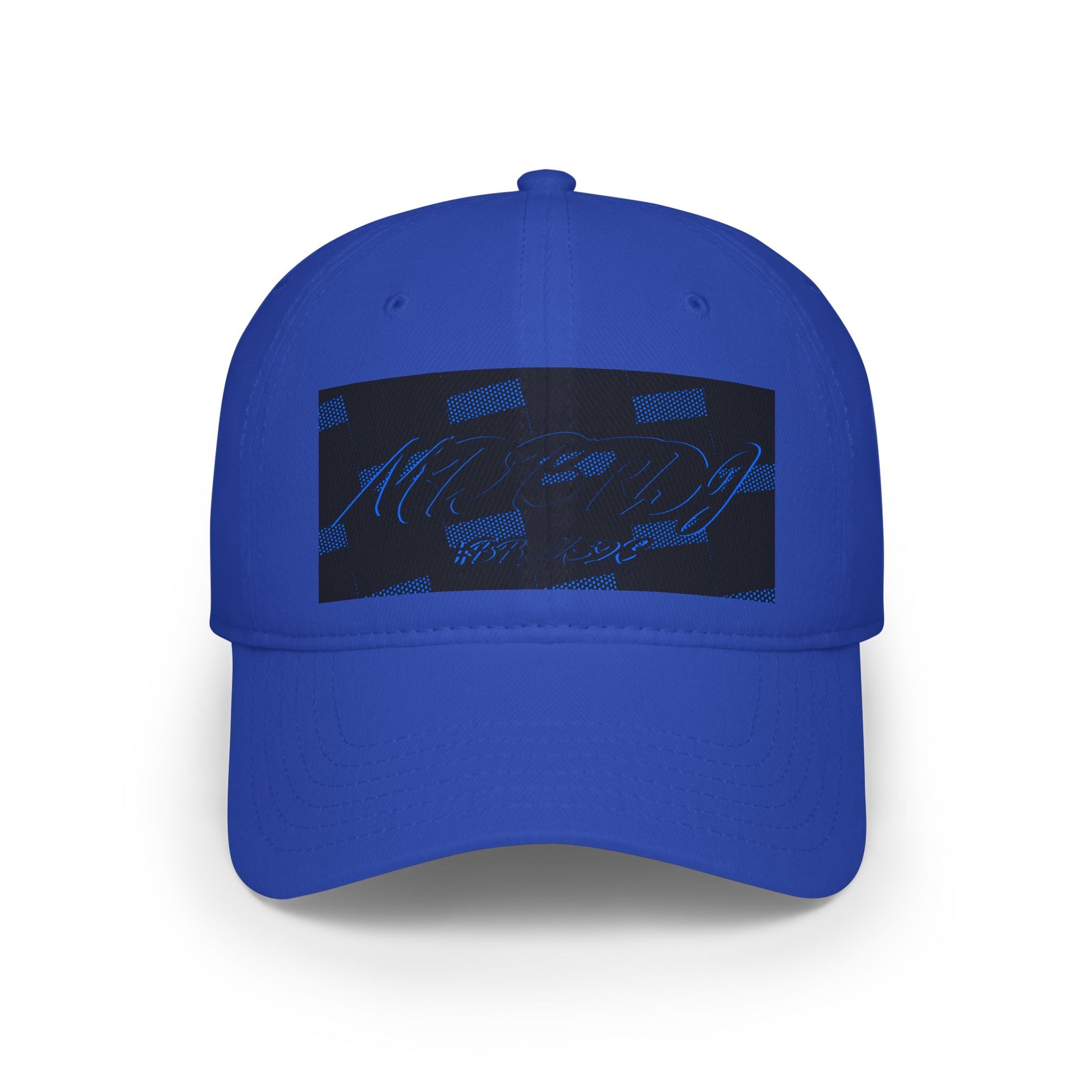 MDBTDJ#BBLUSQC Blue - Low Profile Baseball Cap, Hats, Tattooed Djs Shop