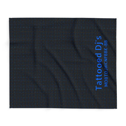 MDBTDJ#ICNFBBK-BB Fleece Blanket Tattooed Dj's Limited Edition, Home Decor, Tattooed Djs Shop