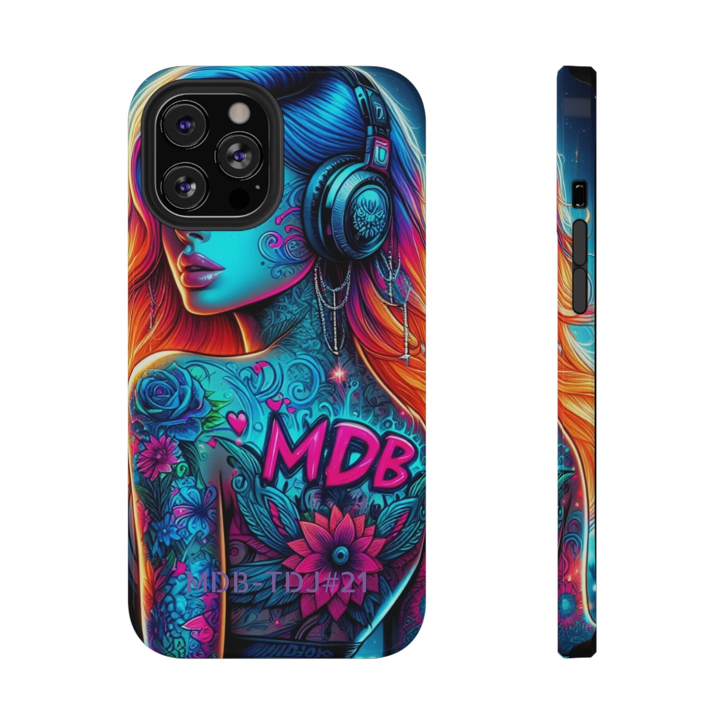 MDBTDJ#21 Impact-Resistant Phone Cases Fits most Tattooed DJ's Limited Edition, Phone Case, Tattooed Djs Shop