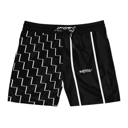 MDBTDJ#MSBW Men's Mid-Length Swim Shorts, All Over Prints, Tattooed Djs Shop