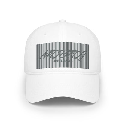 MDBTDJ#GHC White - Low Profile Baseball Cap, Hats, Tattooed Djs Shop