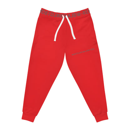 MDBTDJ#ICNAJBW-RED Athletic Joggers