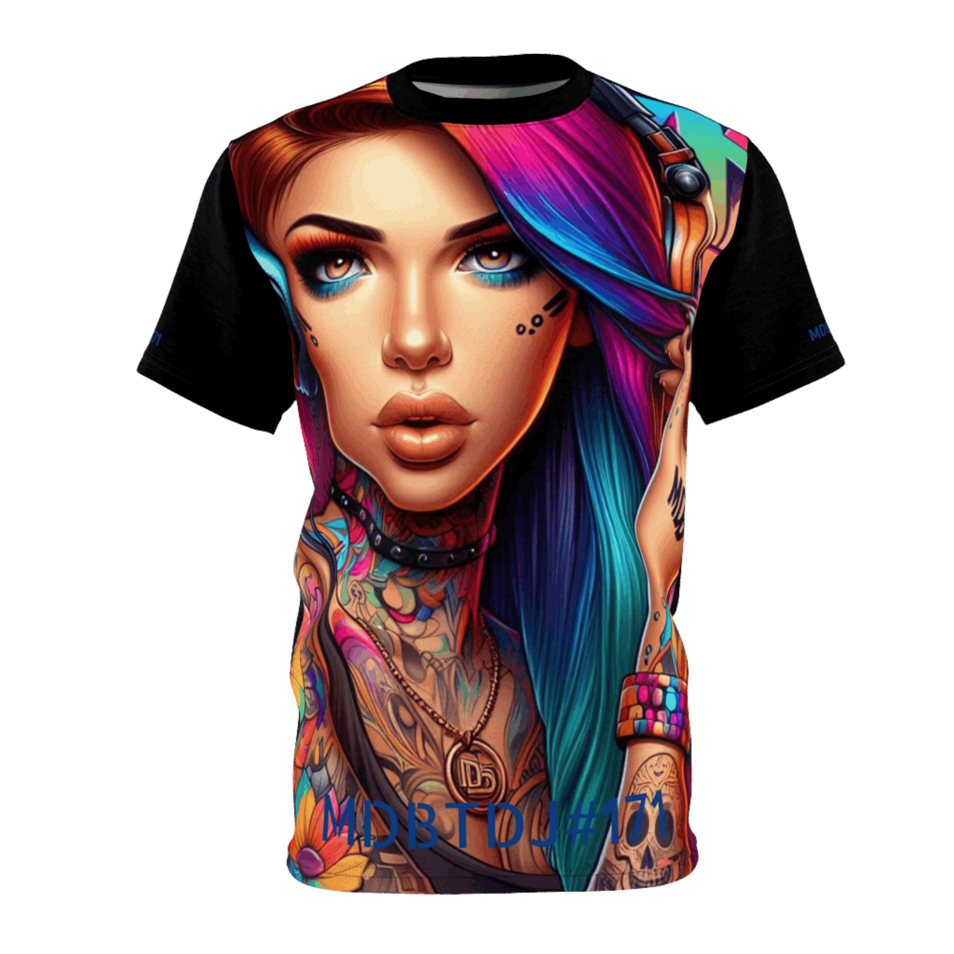 MDBTDJ#171 Premium Tee Shirt - Unisex Tattooed Dj's Limited Edition