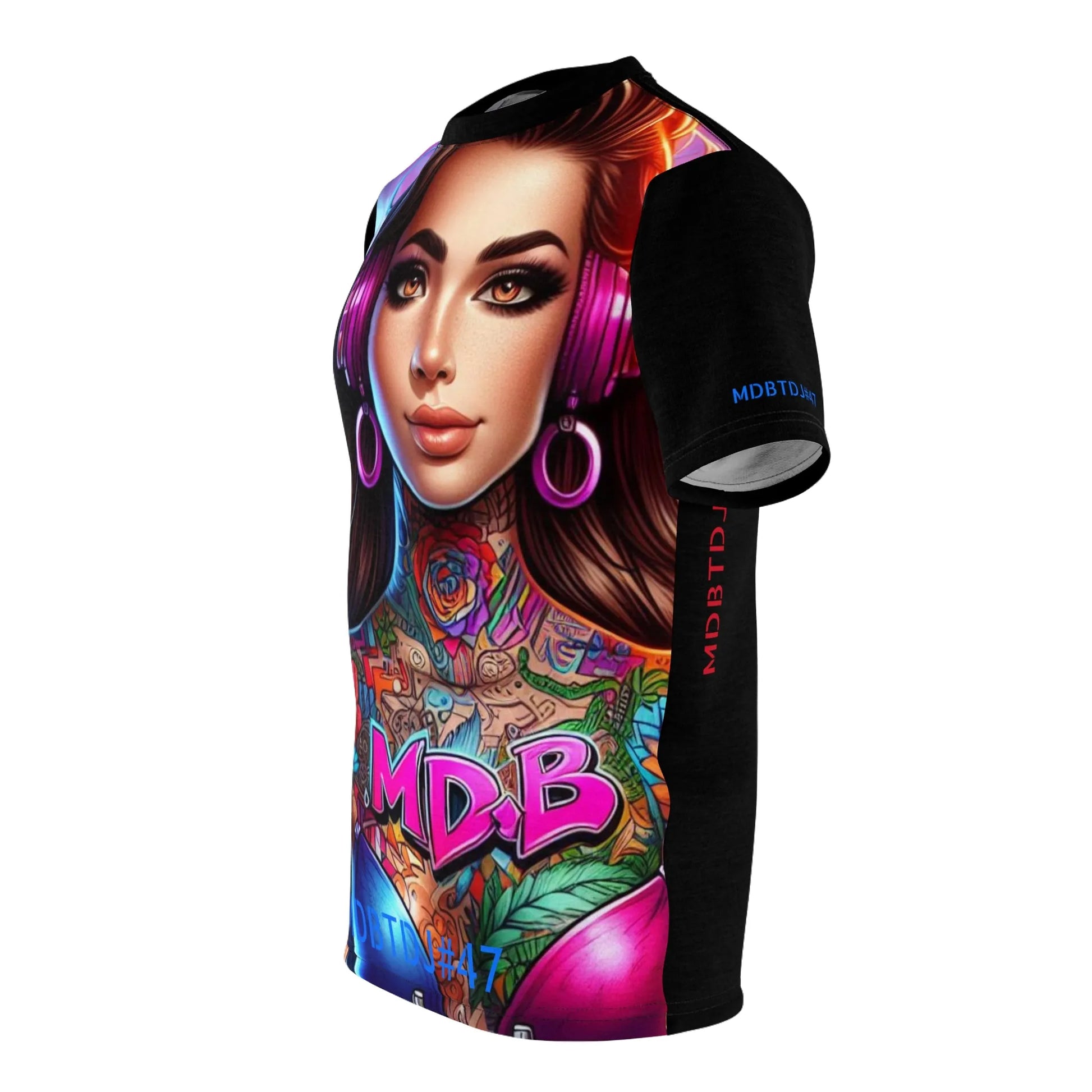 MDBTDJ#47 Premium Art Tee Shirt - Tattooed Dj's Limited Edition - Unisex, T-Shirt, T-Shirts, Tattooed Djs Shop