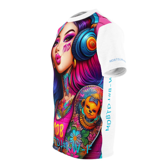 MDBTDJ#8-W-F Premium Tee Shirt - Tattooed Dj's Limited Edition - Unisex, T-Shirt, Clothing Tops, Tattooed Djs Shop