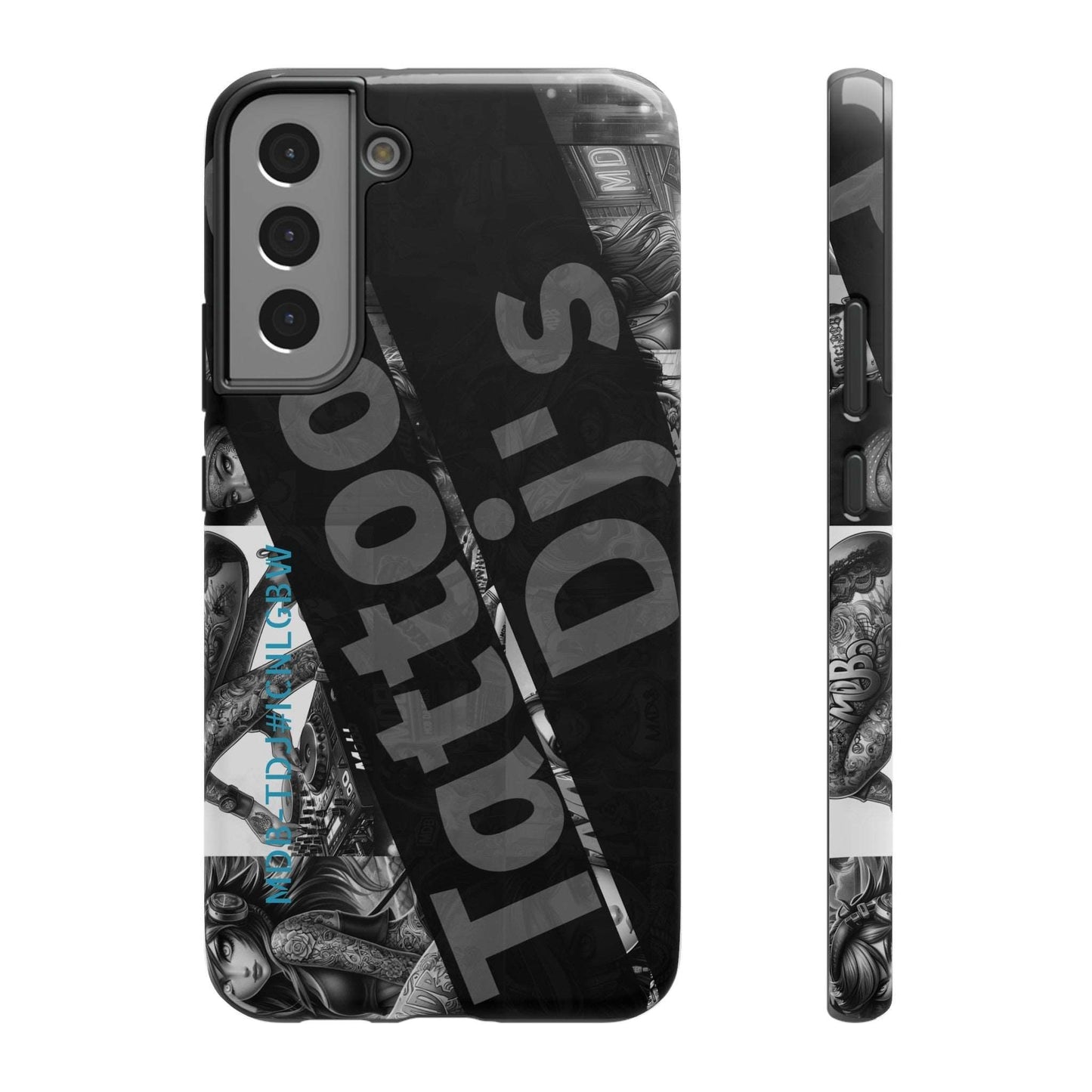 MDB-TDJ#ICNLGBW Impact-Resistant Phone Case Tattooed DJ's Limited Edition Fits Most