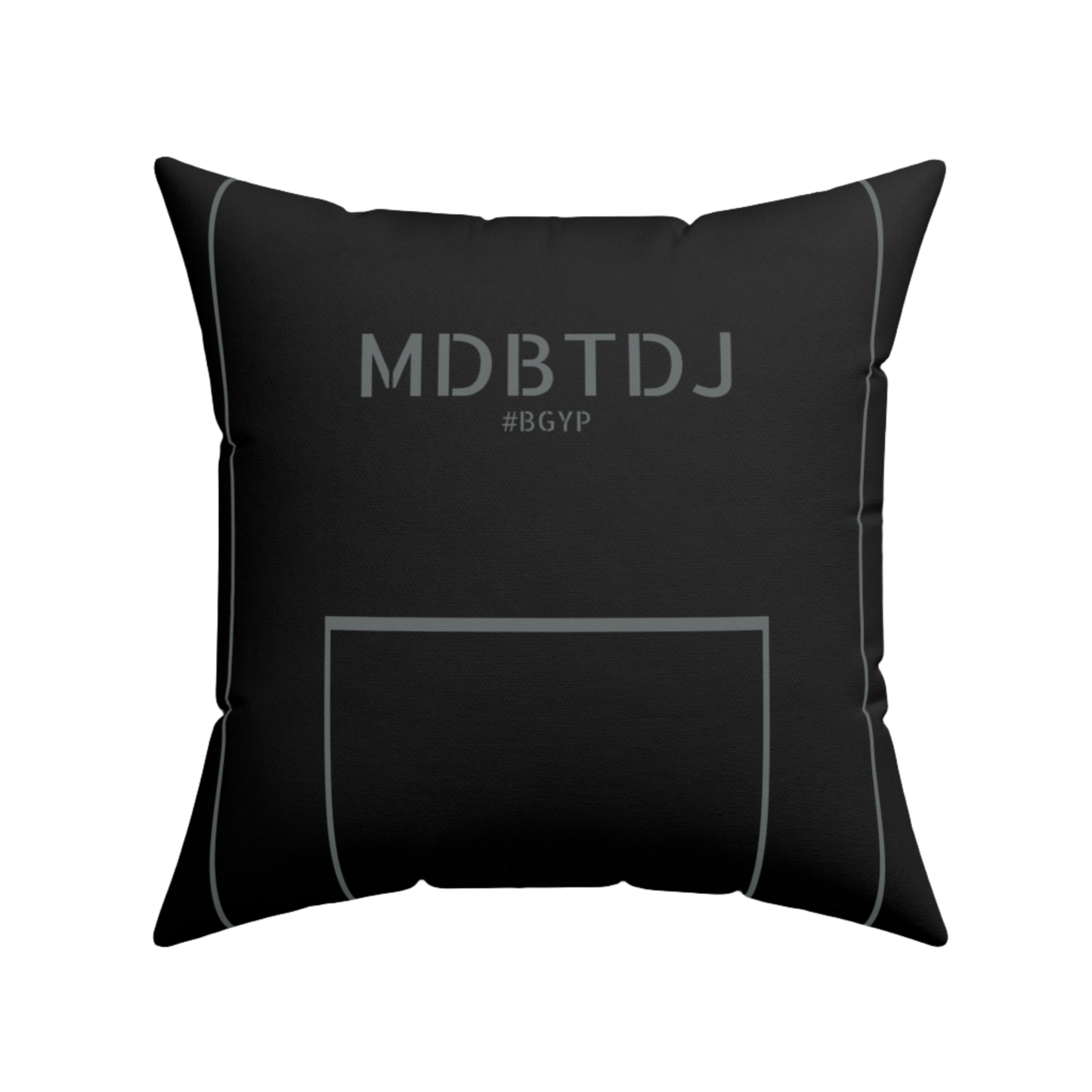 MDBTDJ#BGYP Spun Polyester Square Pillow