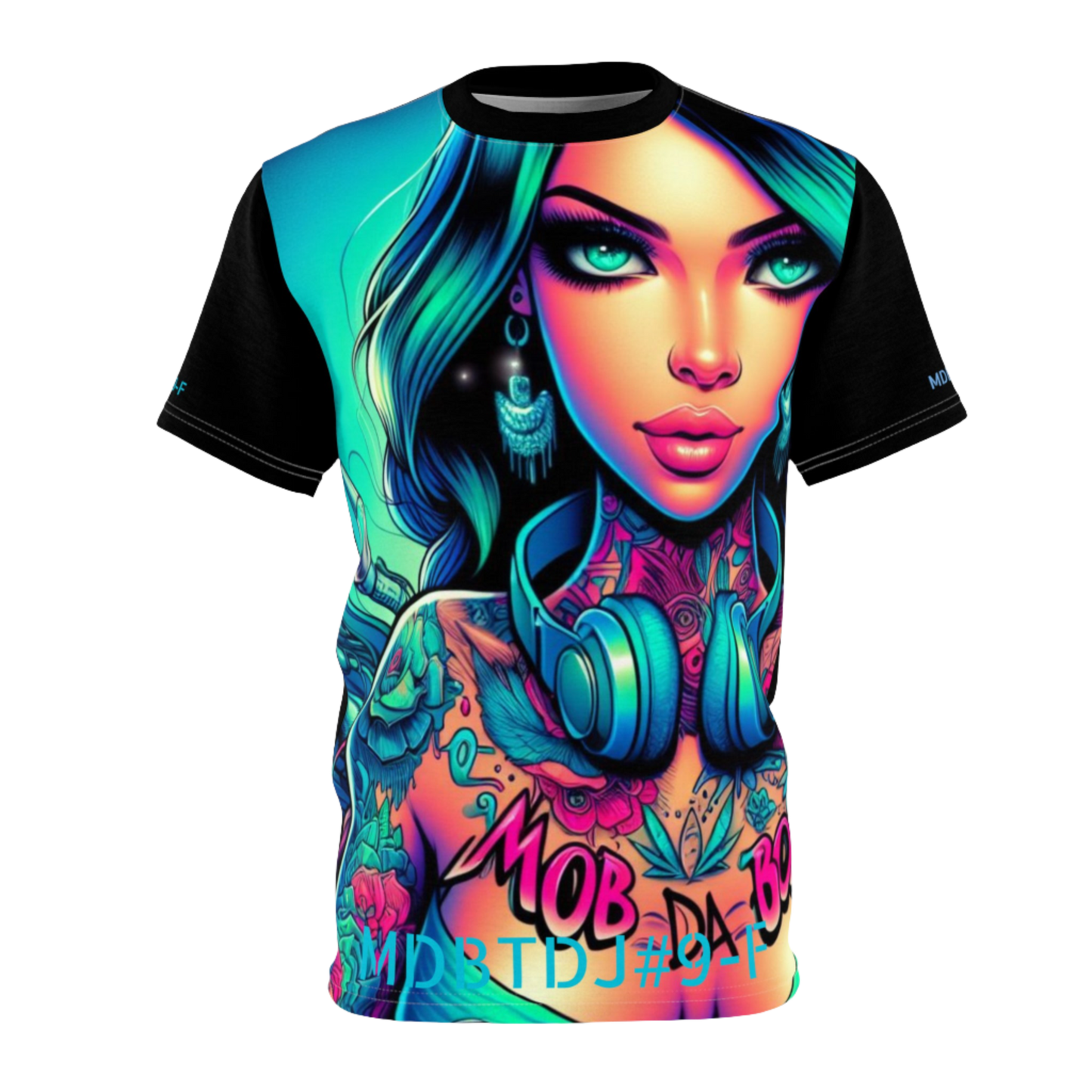 MDBTDJ#9-F Premium Tee Shirt - Tattooed Dj's Limited Edition - Unisex