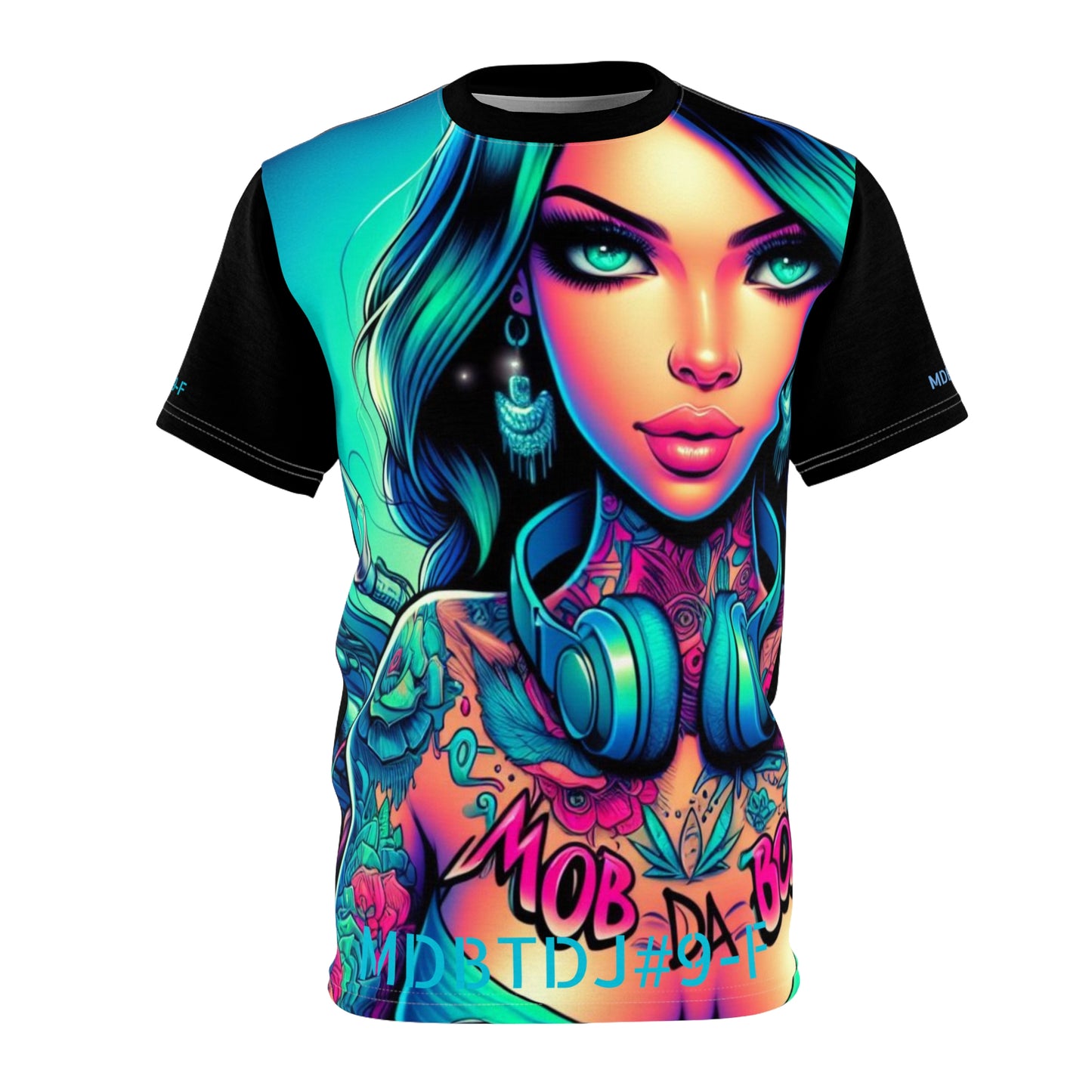 MDBTDJ#9-F Premium Tee Shirt - Tattooed Dj's Limited Edition - Unisex