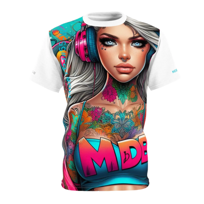 MDBTDJ#55-W Premium Art Tee Shirt - Tattooed Dj's Limited Edition - Unisex