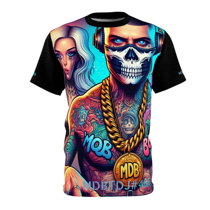 MDBTDJ#466 Unisex Cut & Sew Tee Tattooed Dj's Limited Edition, All Over Prints, Tattooed Djs Shop