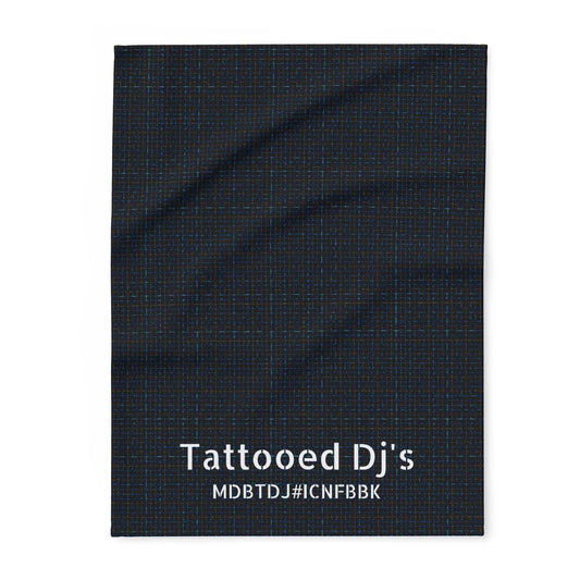 MDBTDJ#ICNFBBK Fleece Blanket Tattooed Dj's Limited Edition, Home Decor, Tattooed Djs Shop