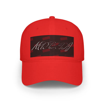 MDBTDJ#BRSQC Red - Low Profile Baseball Cap, Hats, Tattooed Djs Shop