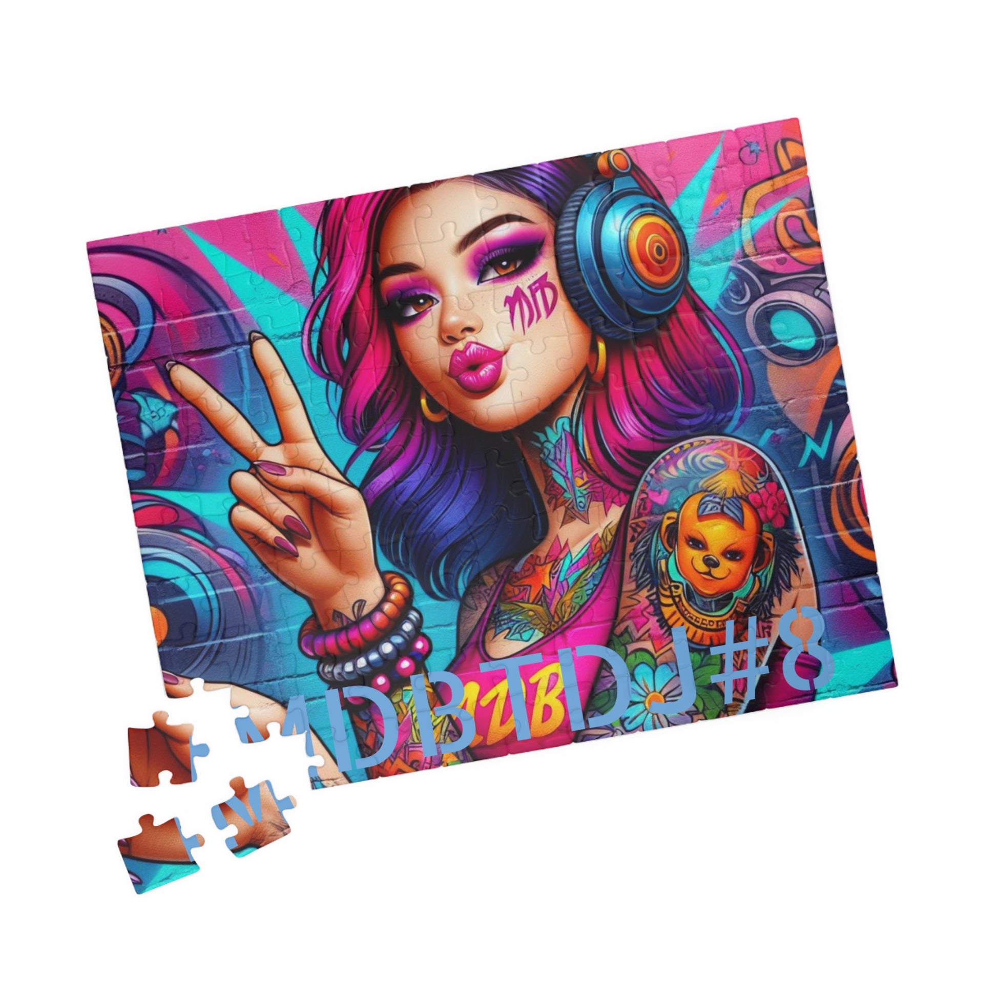 MDBTDJ#8 Puzzle (110, 252, 520, 1014-piece) Tattooed Dj's Limited Edition, Puzzle, Puzzles, Tattooed Djs Shop