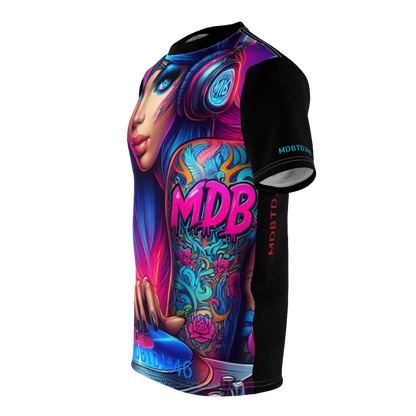 MDBTDJ#46 Premium Art Tee Shirt - Tattooed Dj's Limited Edition - Unisex, T-Shirt, Activewear Tops, Tattooed Djs Shop