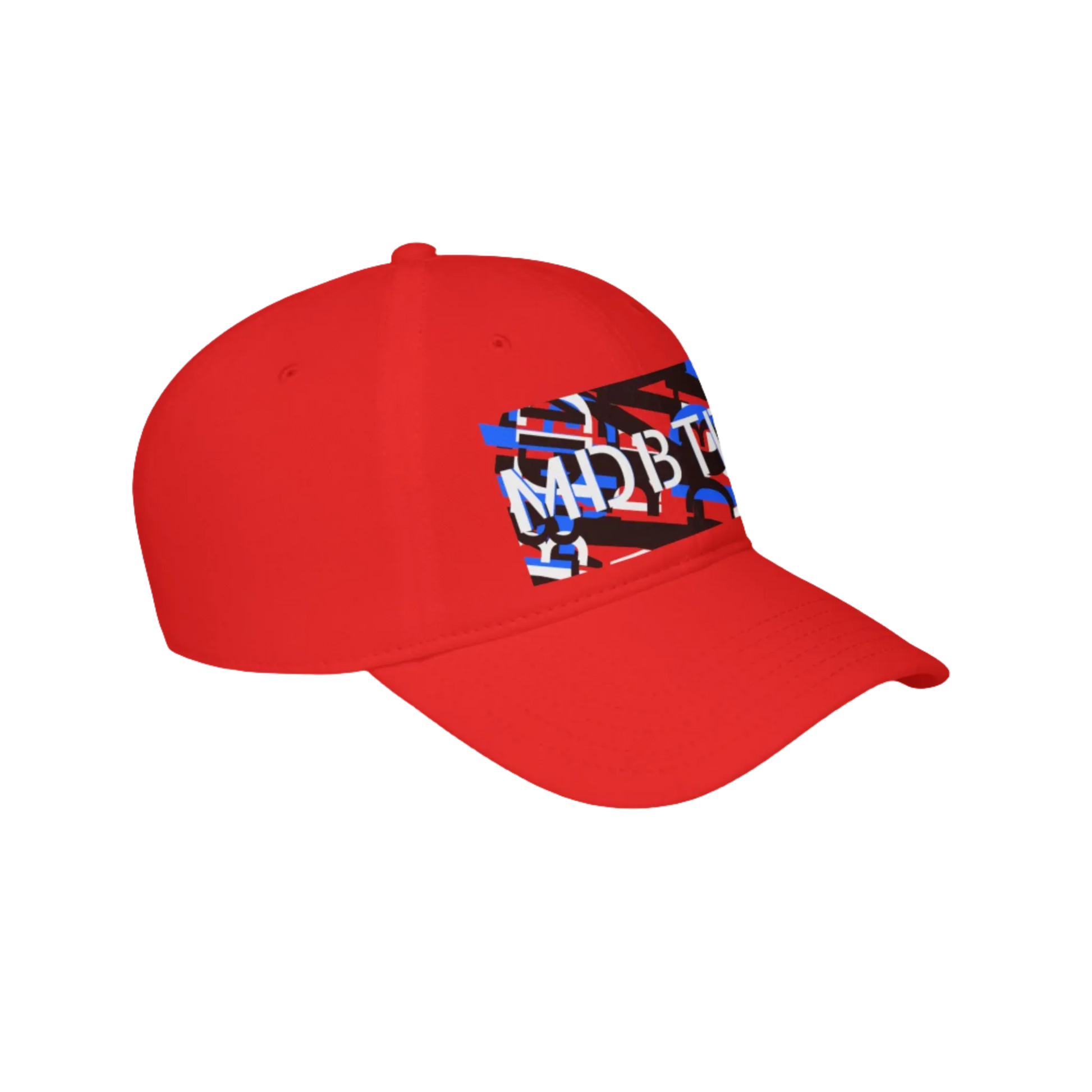 MDBTDJ#BBLUWRDC Red - Low Profile Baseball Cap, Hats, Hats, Tattooed Djs Shop