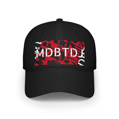MDBTDJ#BRGYWRDC Black- Low Profile Baseball Cap, Hats, Hats, Tattooed Djs Shop