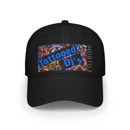 MDBTDJ#LPBCOG Black - Low Profile Baseball Cap Tattooed Dj's Limited Edition, Hats, Tattooed Djs Shop