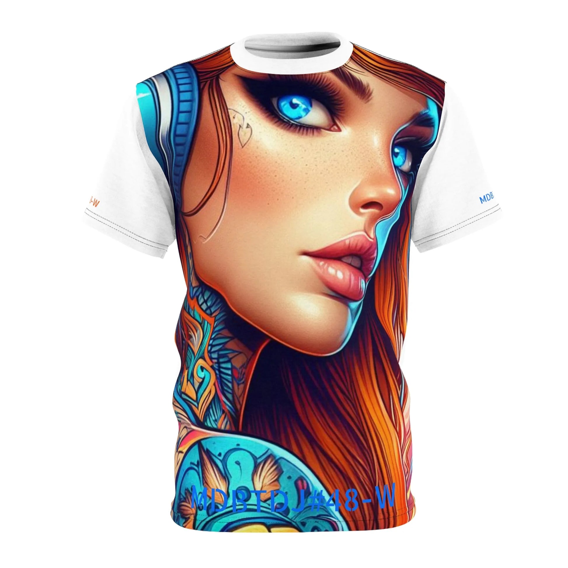 MDBTDJ#48-W Premium Art Tee Shirt - Tattooed Dj's Limited Edition - Unisex, T-Shirt, T-Shirts, Tattooed Djs Shop