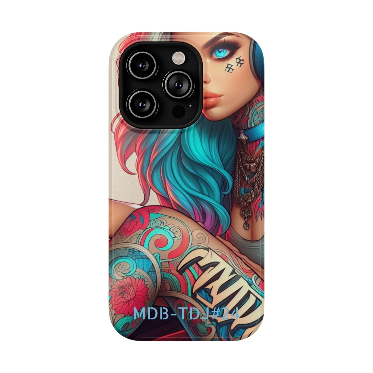 MDBTDJ#24 Impact-Resistant Phone Cases Fits most Tattooed DJ's Limited Edition, Phone Case, Tattooed Djs Shop