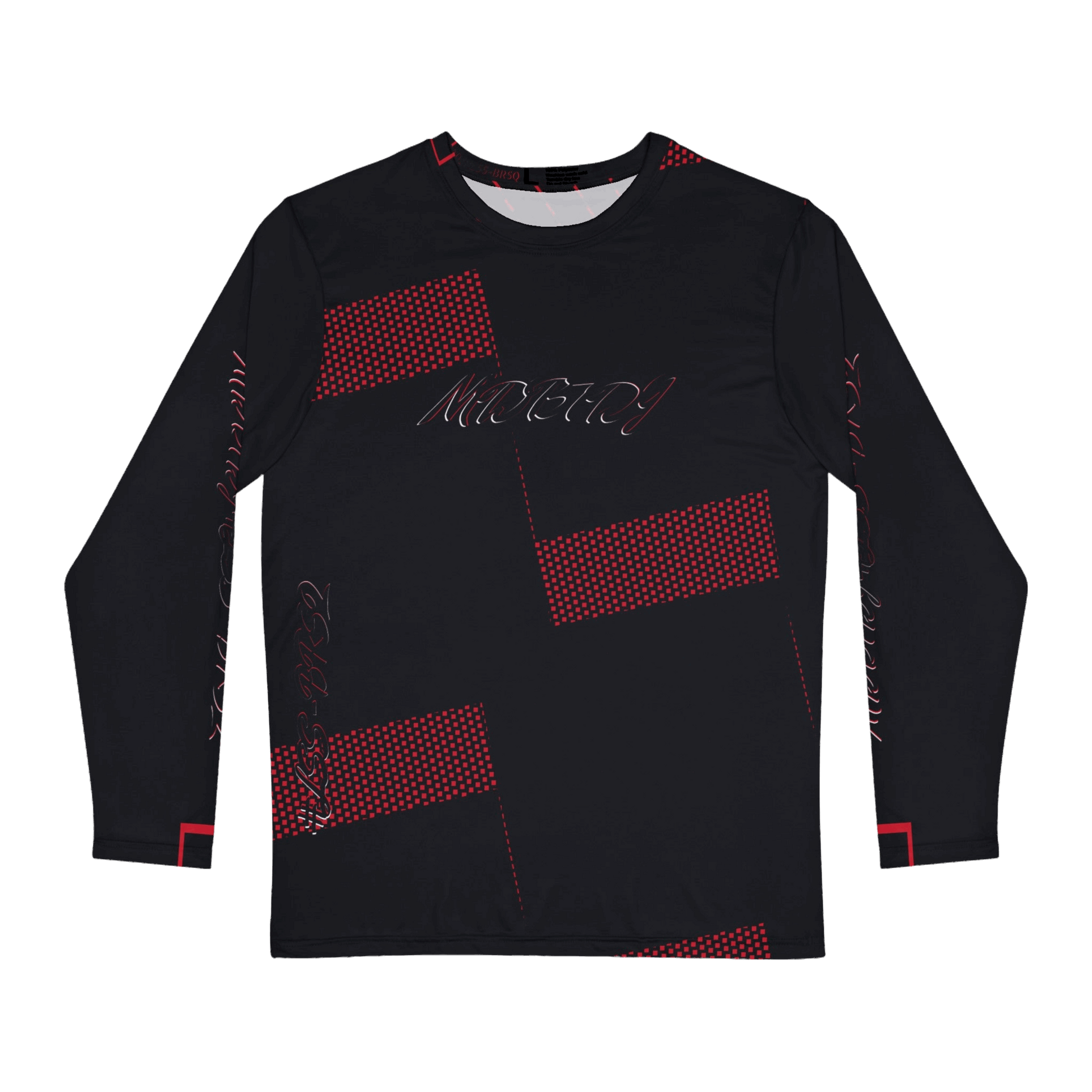 MDBTDJ#LSS-BRSQ Men's Long Sleeve Shirt Tattooed Dj's Limited Edition, All Over Prints, Tattooed Djs Shop