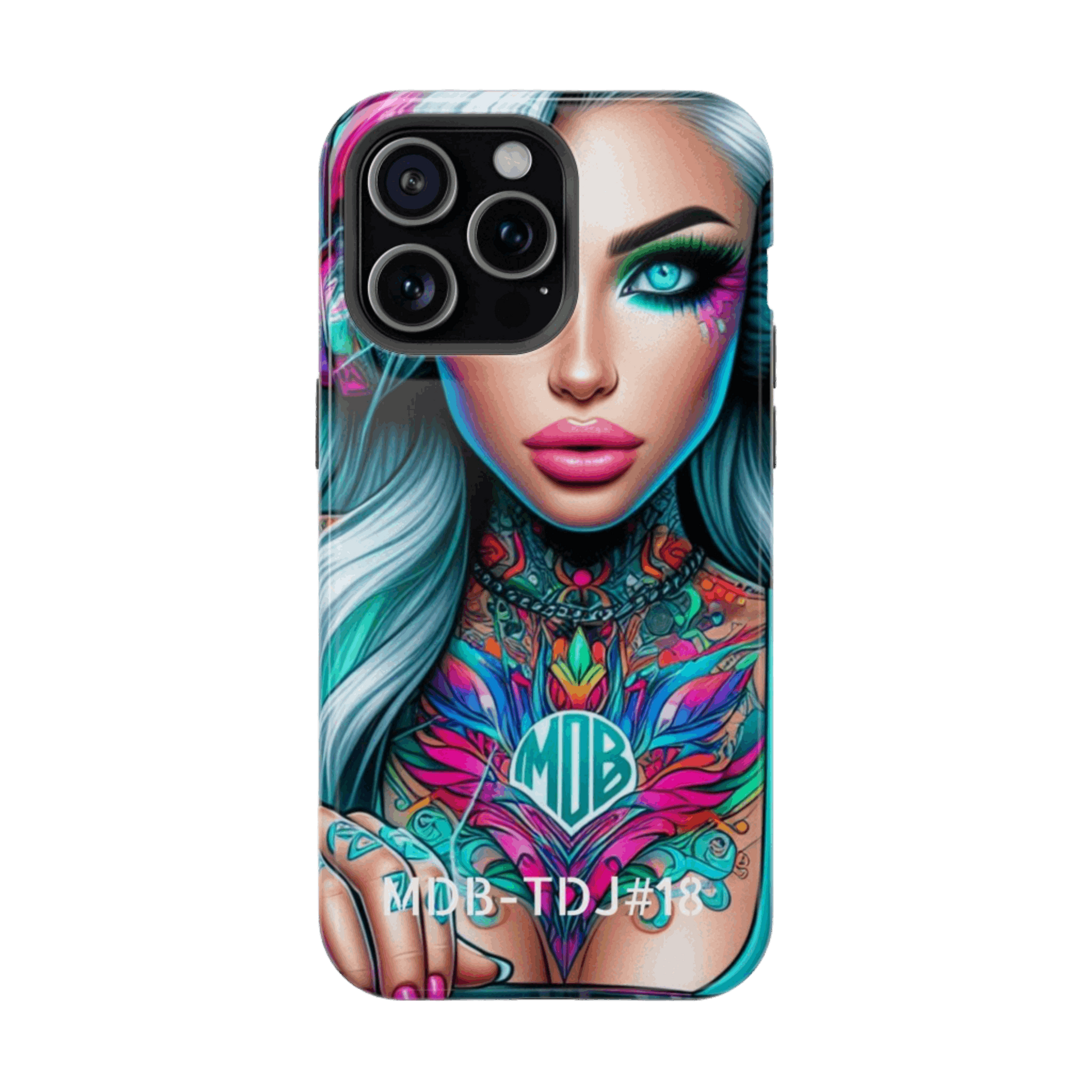 MDBTDJ#18 Impact-Resistant Phone Cases Fits most Tattooed DJ's Limited Edition