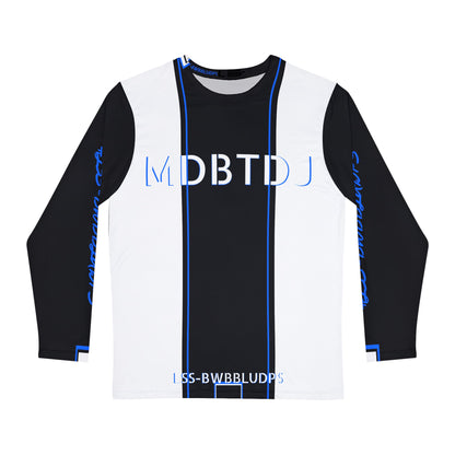 MDBTDJ#LSS-BWBBLUDPS Premium Men's Long Sleeve Shirt