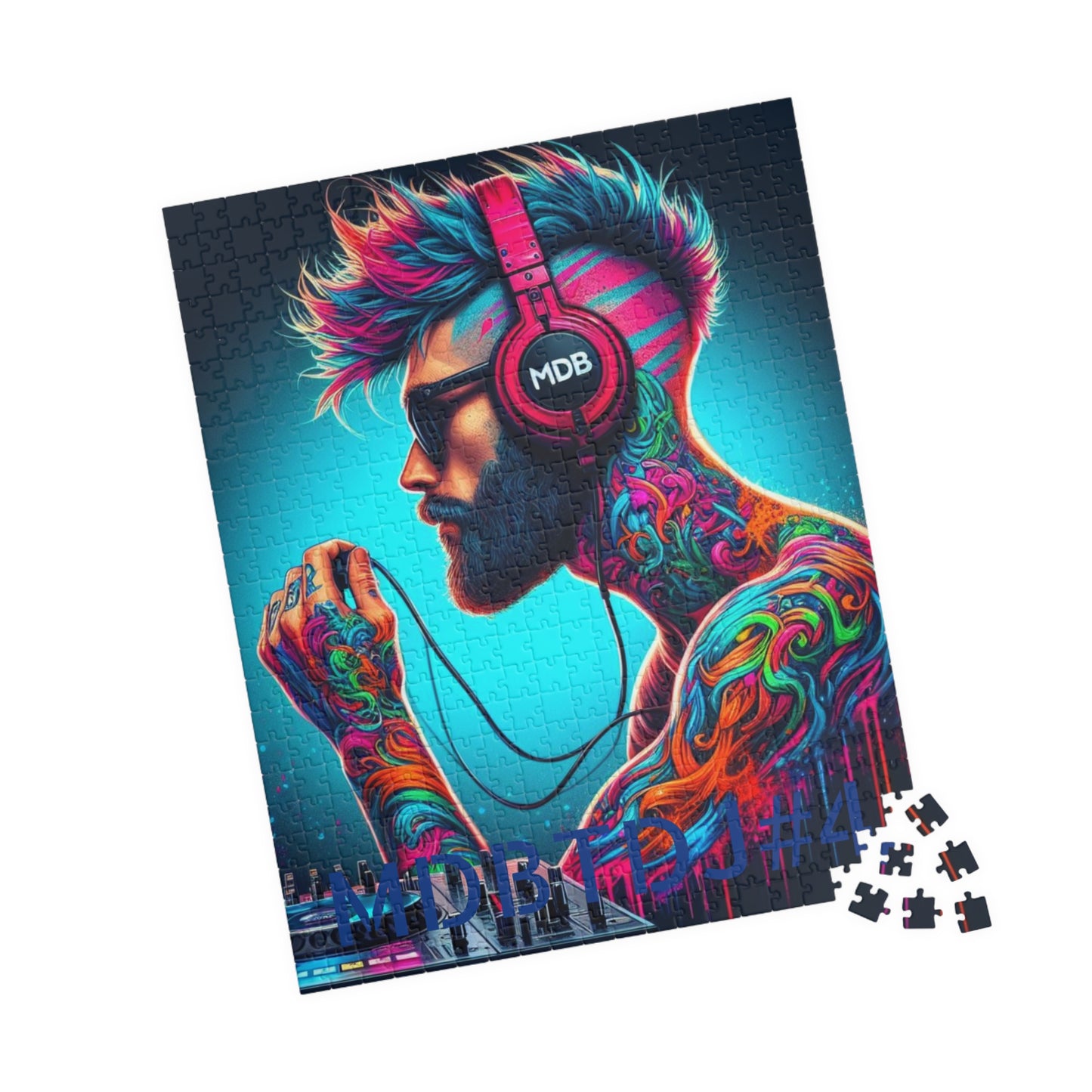 MDBTDJ#4 Puzzle (110, 252, 520, 1014-piece) Tattooed Dj's Limited Edition, Puzzle, Apparel & Accessories, Tattooed Djs Shop