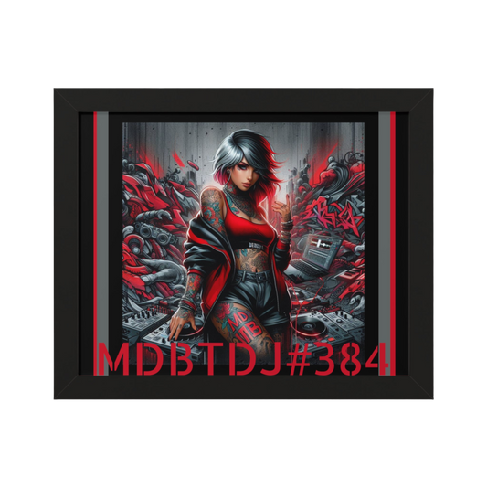 MDBTDJ#384 20x16 Tattooed Dj's LE Framed Horizontal Poster Wall Decor