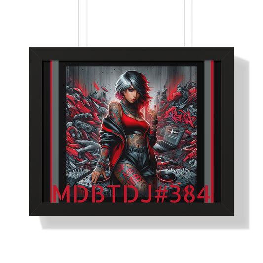 MDBTDJ#384 20x16 Tattooed Dj's LE Framed Horizontal Poster Wall Decor, Poster, Posters, Prints, & Visual Artwork, Tattooed Djs Shop