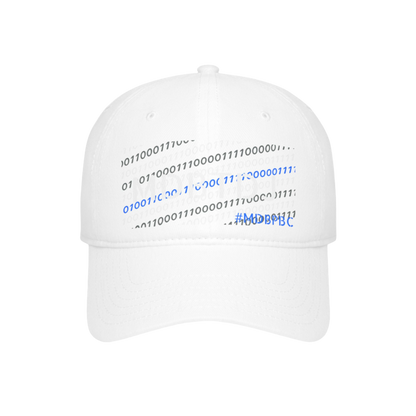 MDBTDJ#MDBPBC White - Low Profile Baseball Cap