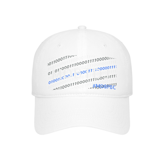 MDBTDJ#MDBPBC White - Low Profile Baseball Cap