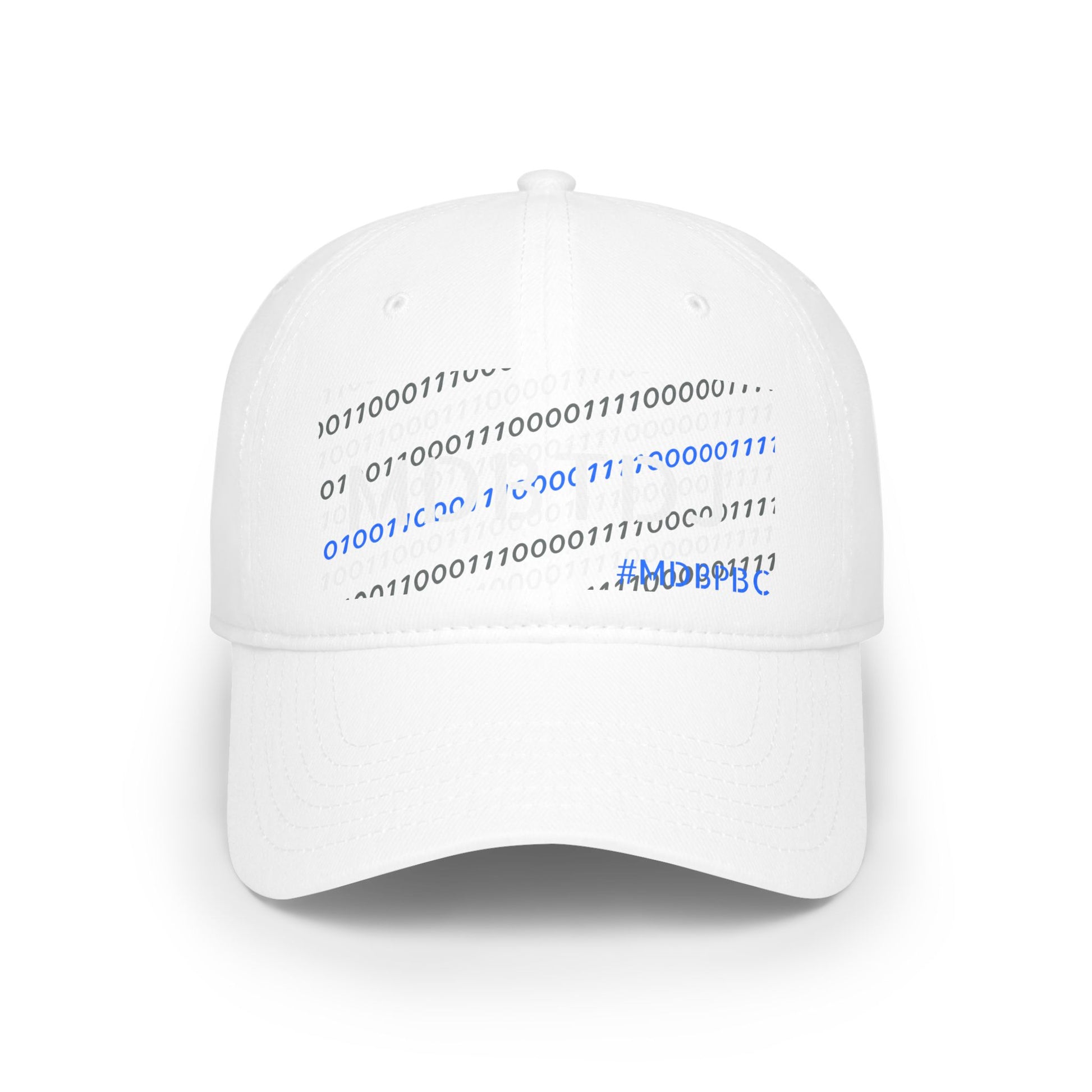 MDBTDJ#MDBPBC White - Low Profile Baseball Cap, Hats, Tattooed Djs Shop