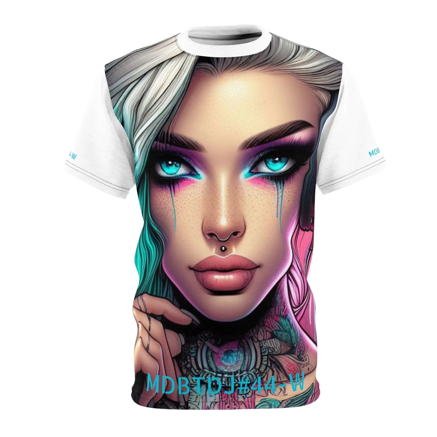 MDBTDJ#44-W Premium Art Tee Shirt - Tattooed Dj's Limited Edition - Unisex, T-Shirt, T-Shirts, Tattooed Djs Shop