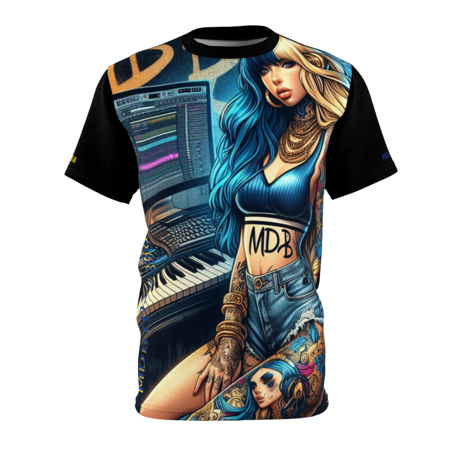 MDBTDJ#358 Premium Tee Shirt - Unisex Tattooed Dj's Limited Edition