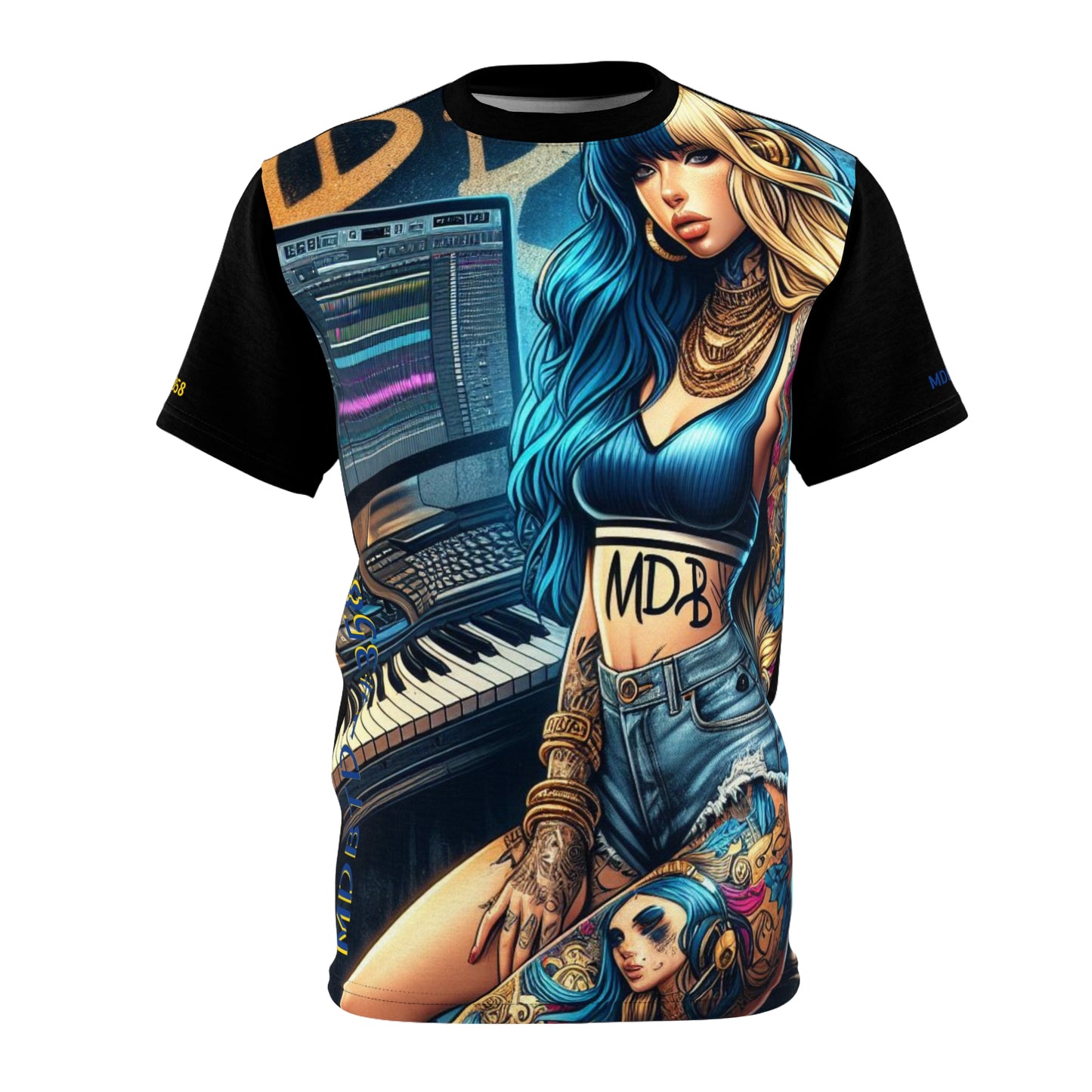 MDBTDJ#358 Premium Tee Shirt - Unisex Tattooed Dj's Limited Edition