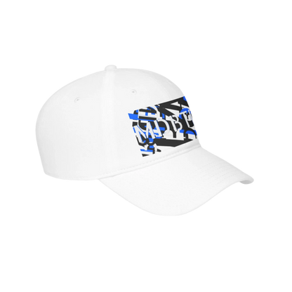 MDBTDJ#BBLUWRDC White - Low Profile Baseball Cap, Hats, Hats, Tattooed Djs Shop