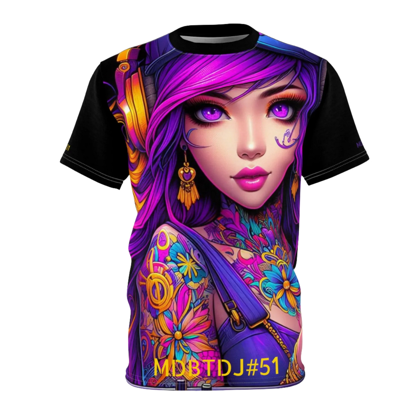 MDBTDJ#51 Premium Art Tee Shirt - Tattooed Dj's Limited Edition - Unisex, T-Shirt, T-Shirts, Tattooed Djs Shop