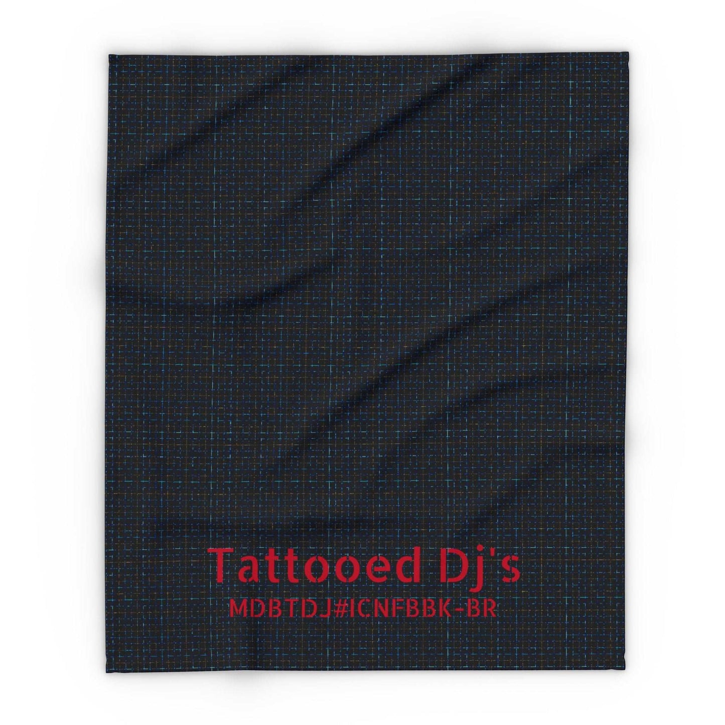 MDBTDJ#ICNFBBK-BR Fleece Blanket Tattooed Dj's Limited Edition, Home Decor, Tattooed Djs Shop