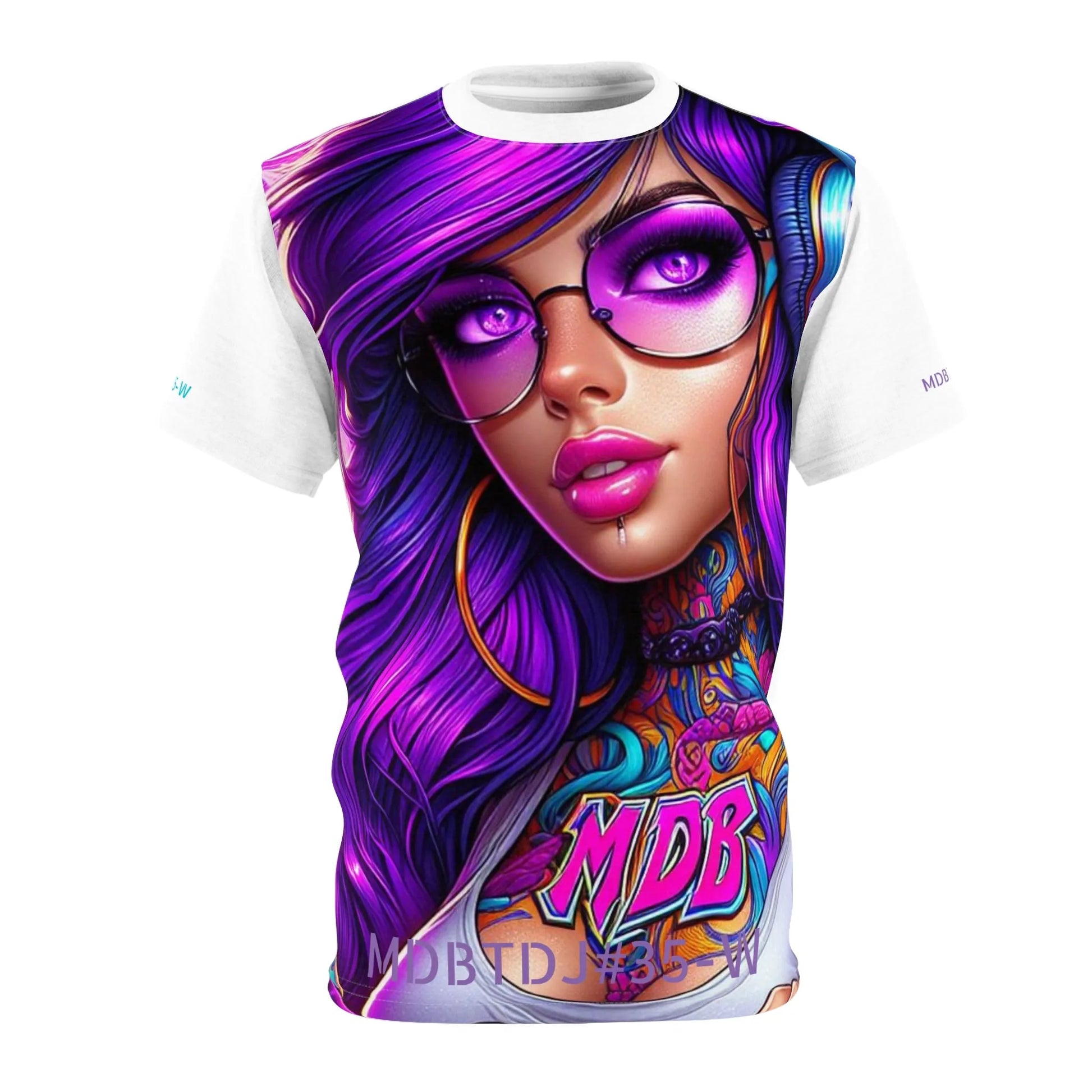 MDBTDJ#35-W Premium Art Tee Shirt - Tattooed Dj's Limited Edition - Unisex, T-Shirt, T-Shirts, Tattooed Djs Shop
